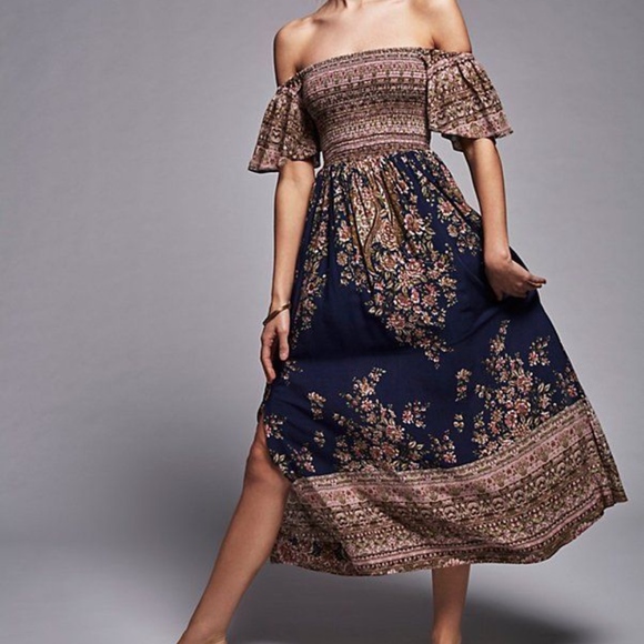 Free People Dresses & Skirts - Free People Hippie Style Bohemian Dress NWT